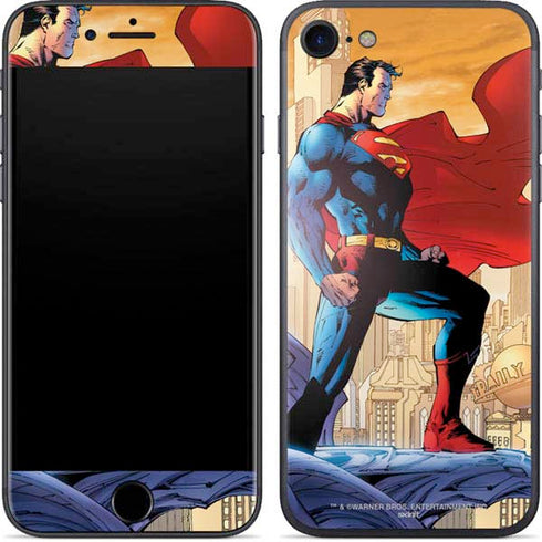 DC Comics Superman For Tomorrow Cover Art by Jim Lee iPhone 8 Skin