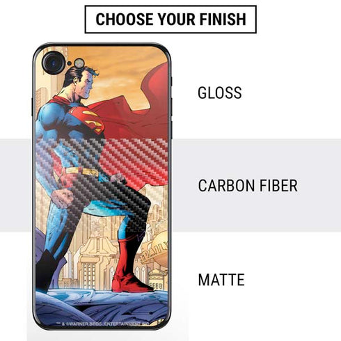 DC Comics Superman For Tomorrow Cover Art by Jim Lee iPhone SE (2nd & 3rd Gen) Skin