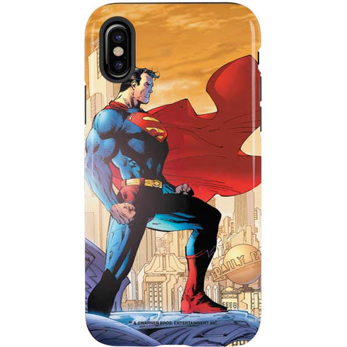 DC Comics Superman For Tomorrow Cover Art by Jim Lee iPhone XS Pro Case