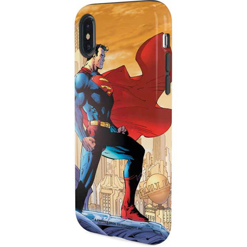 DC Comics Superman For Tomorrow Cover Art by Jim Lee iPhone XS Pro Case