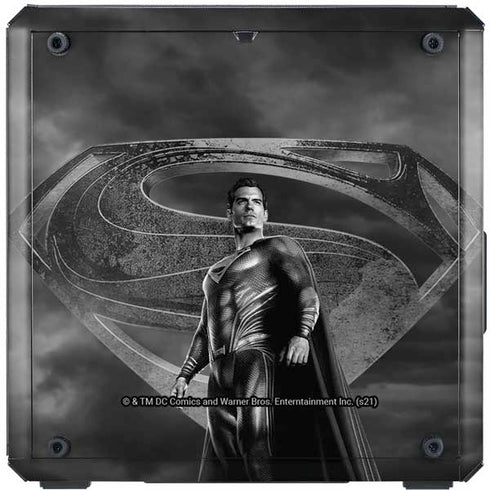 The Justice League (2017) Superman Poster Cooler Master MasterBox Q300L Mini Tower Skin