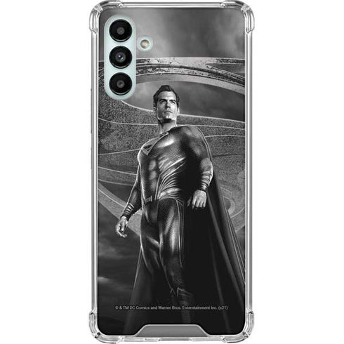 The Justice League (2017) Superman Poster Galaxy A13 5G Clear Case