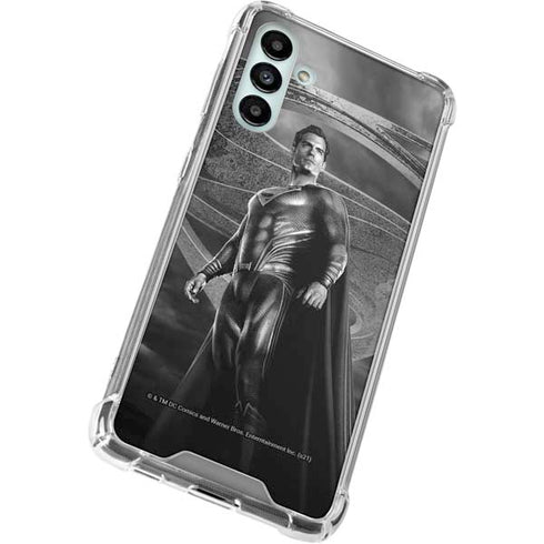 The Justice League (2017) Superman Poster Galaxy A13 5G Clear Case