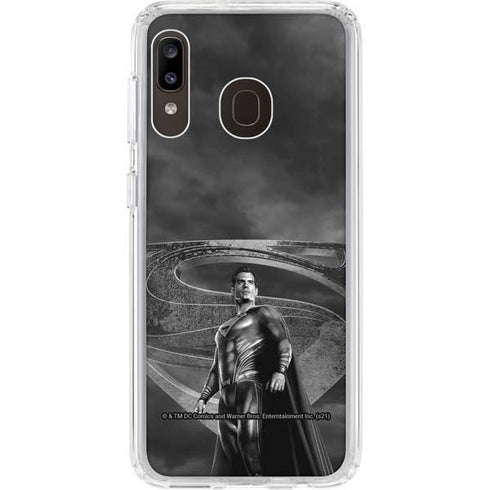 The Justice League (2017) Superman Poster Galaxy A20 Clear Case