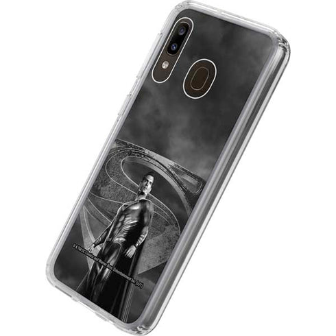 The Justice League (2017) Superman Poster Galaxy A20 Clear Case