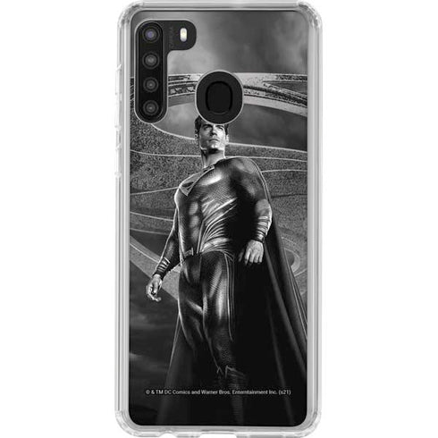 The Justice League (2017) Superman Poster Galaxy A21 Clear Case
