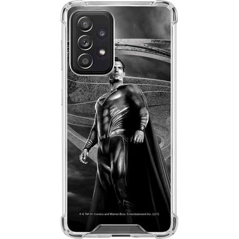 The Justice League (2017) Superman Poster Galaxy A52 5G Clear Case