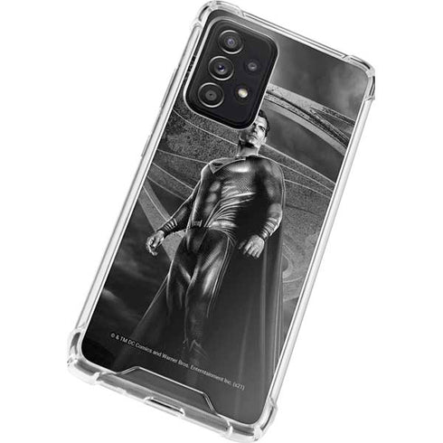 The Justice League (2017) Superman Poster Galaxy A52 5G Clear Case