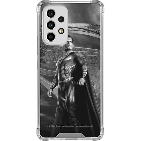 The Justice League (2017) Superman Poster Galaxy A53 5G Clear Case