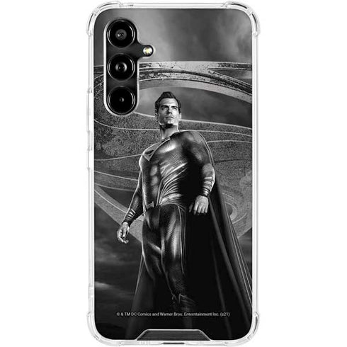The Justice League (2017) Superman Poster Galaxy A54 5G Clear Case