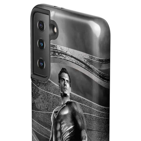The Justice League (2017) Superman Poster Galaxy S21 Plus 5G Pro Case