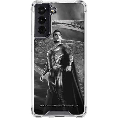 The Justice League (2017) Superman Poster Galaxy S22 Clear Case