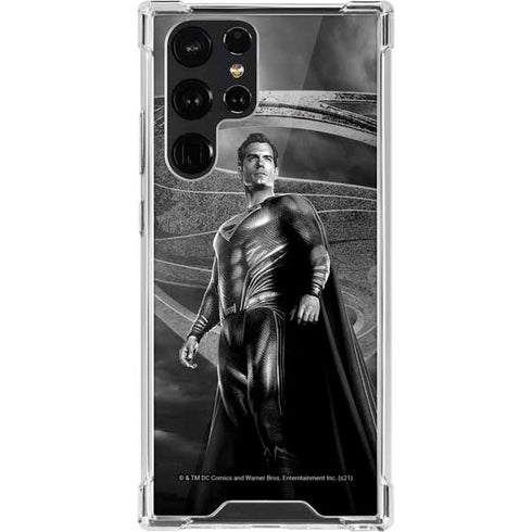 The Justice League (2017) Superman Poster Galaxy S22 Ultra Clear Case