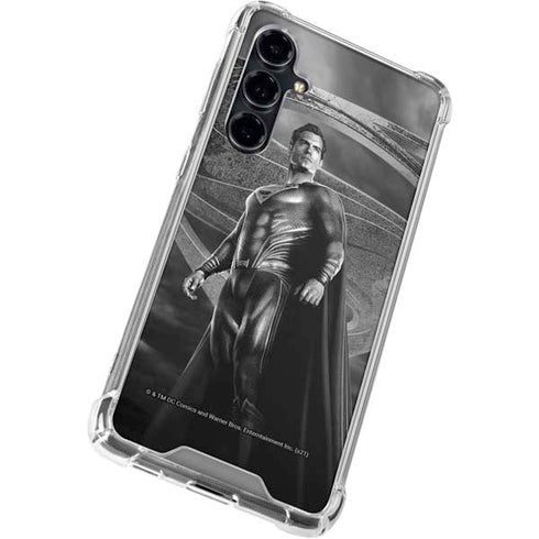 The Justice League (2017) Superman Poster Galaxy S23 FE Clear Case