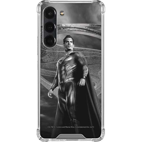 The Justice League (2017) Superman Poster Galaxy S23 Plus Clear Case