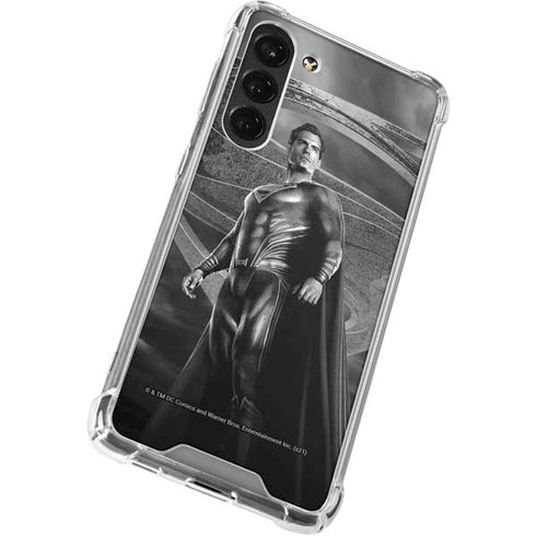 The Justice League (2017) Superman Poster Galaxy S23 Plus Clear Case