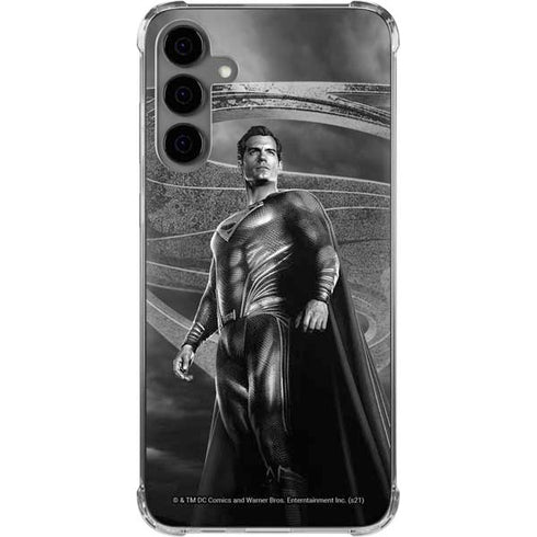 The Justice League (2017) Superman Poster Galaxy S24 Plus Clear Case