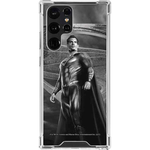 The Justice League (2017) Superman Poster Galaxy S24 Ultra Clear Case