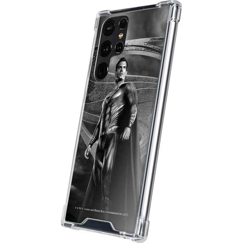 The Justice League (2017) Superman Poster Galaxy S24 Ultra Clear Case