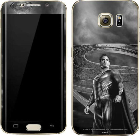 The Justice League (2017) Superman Poster Galaxy S7 Edge Skin