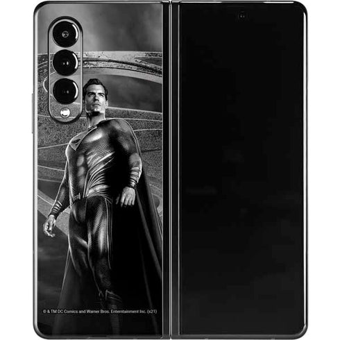 The Justice League (2017) Superman Poster Galaxy Z Fold3 5G Skin
