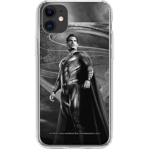 The Justice League (2017) Superman Poster iPhone 11 Clear Case