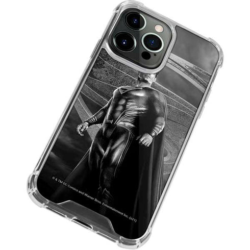 The Justice League (2017) Superman Poster iPhone 13 Pro Max Clear Case