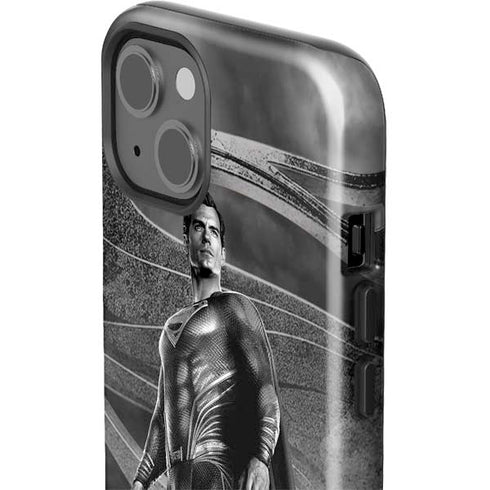 The Justice League (2017) Superman Poster iPhone 15 Plus Impact Case
