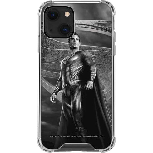 The Justice League (2017) Superman Poster iPhone 14 Plus Clear Case