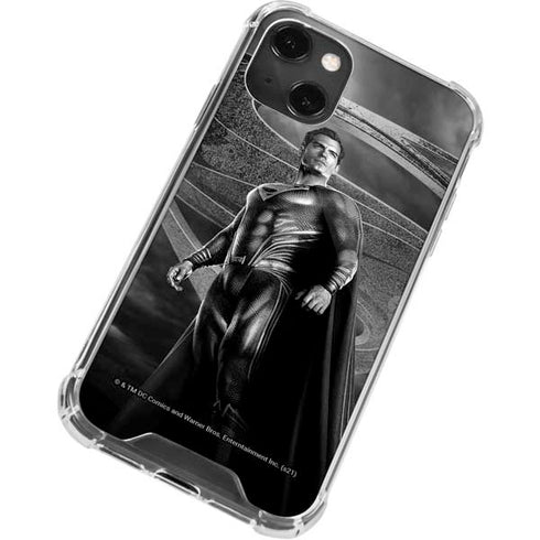 The Justice League (2017) Superman Poster iPhone 14 Plus Clear Case