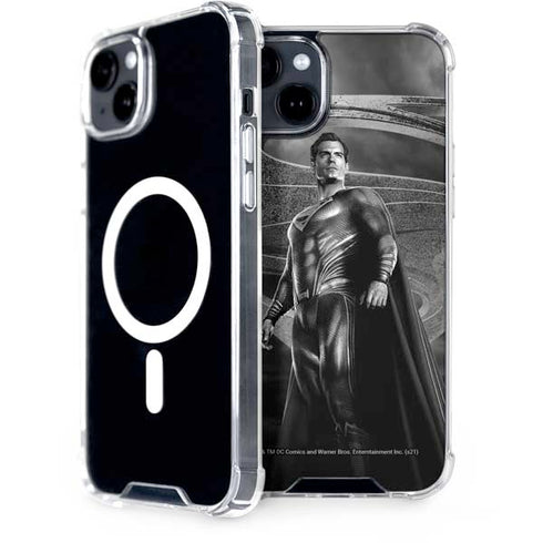 The Justice League (2017) Superman Poster iPhone 15 Plus MagSafe Case