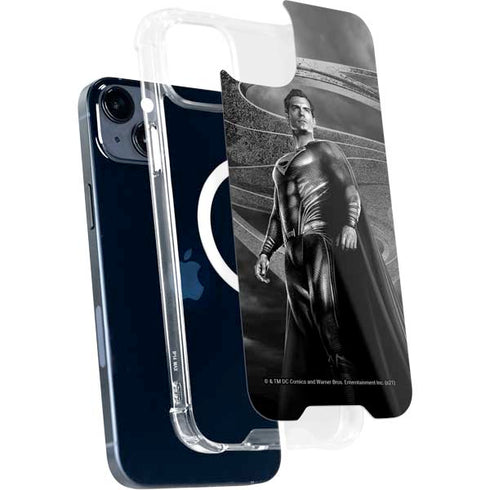 The Justice League (2017) Superman Poster iPhone 15 Plus MagSafe Case