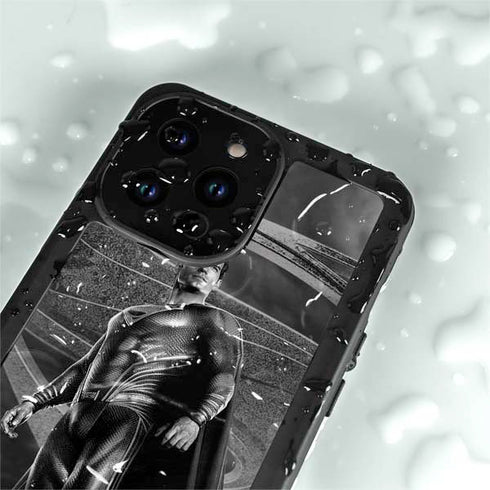 The Justice League (2017) Superman Poster iPhone 14 Pro Max Waterproof Case