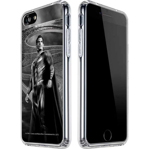 The Justice League (2017) Superman Poster iPhone SE (2nd & 3rd Gen) Clear Case