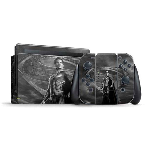 The Justice League (2017) Superman Poster Nintendo Switch Bundle Skin