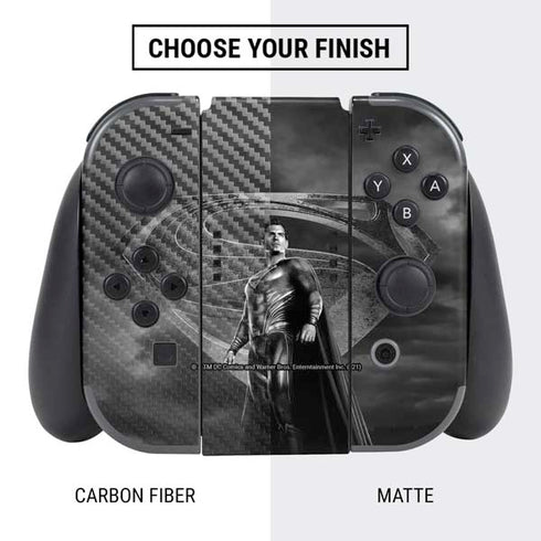 The Justice League (2017) Superman Poster Nintendo Switch Bundle Skin