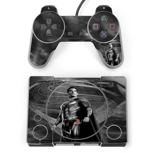 The Justice League (2017) Superman Poster PlayStation Classic Bundle Skin