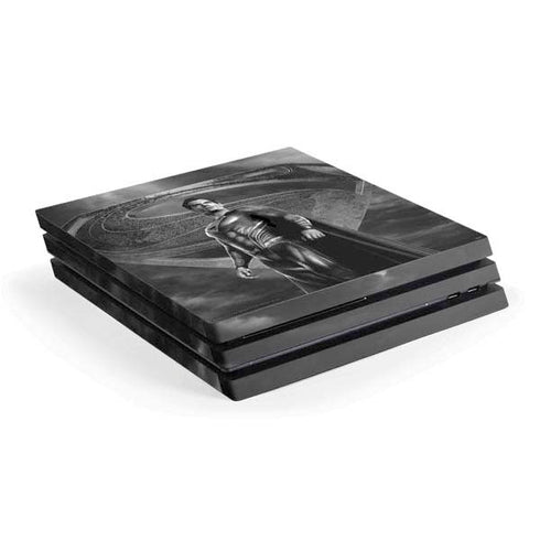 The Justice League (2017) Superman Poster PS4 Pro Console Skin