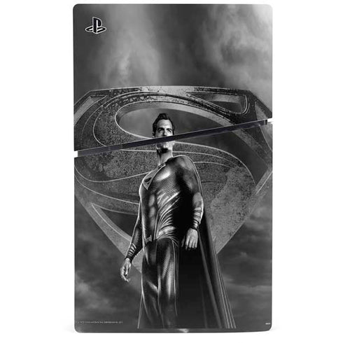 The Justice League (2017) Superman Poster PS5 Slim Digital Edition Console Skin
