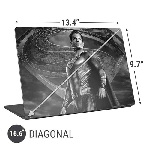 The Justice League (2017) Superman Poster Universal Laptop 16.6in (13.4 x 9.7in) Skin