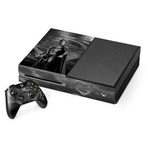 The Justice League (2017) Superman Poster Xbox One Console and Controller Bundle Skin