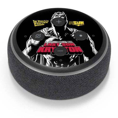 DC Comics Superman Last Son of Krypton Amazon Echo Dot Skin