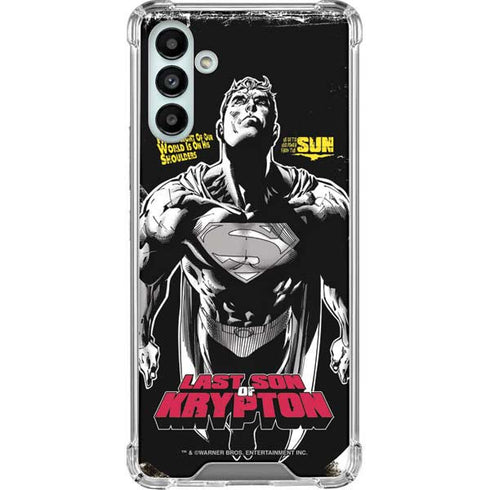 DC Comics Superman Last Son of Krypton Galaxy A13 5G Clear Case
