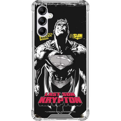 DC Comics Superman Last Son of Krypton Galaxy A14 5G Clear Case