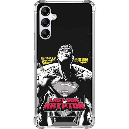 DC Comics Superman Last Son of Krypton Galaxy A15 5G Clear Case