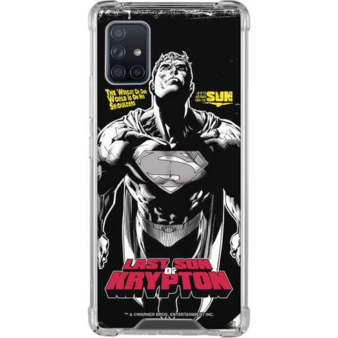 DC Comics Superman Last Son of Krypton Galaxy A51 5G Clear Case