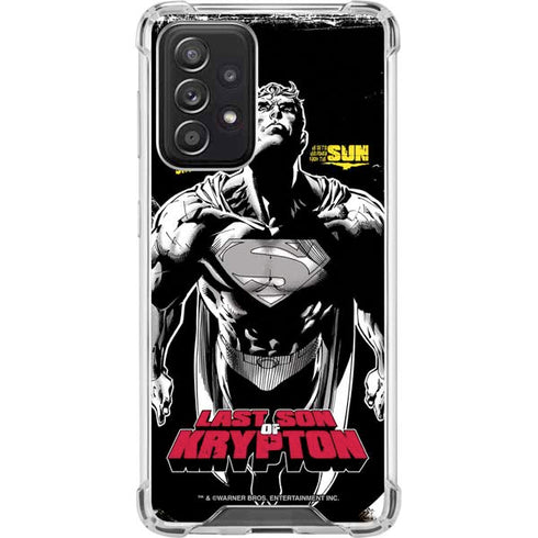 DC Comics Superman Last Son of Krypton Galaxy A52 5G Clear Case