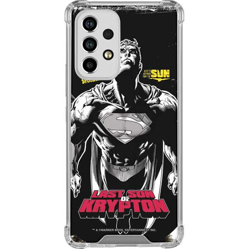 DC Comics Superman Last Son of Krypton Galaxy A53 5G Clear Case