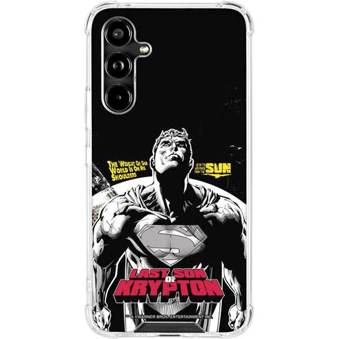 DC Comics Superman Last Son of Krypton Galaxy A54 5G Clear Case