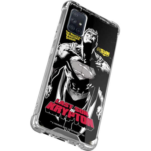 DC Comics Superman Last Son of Krypton Galaxy A71 5G Clear Case
